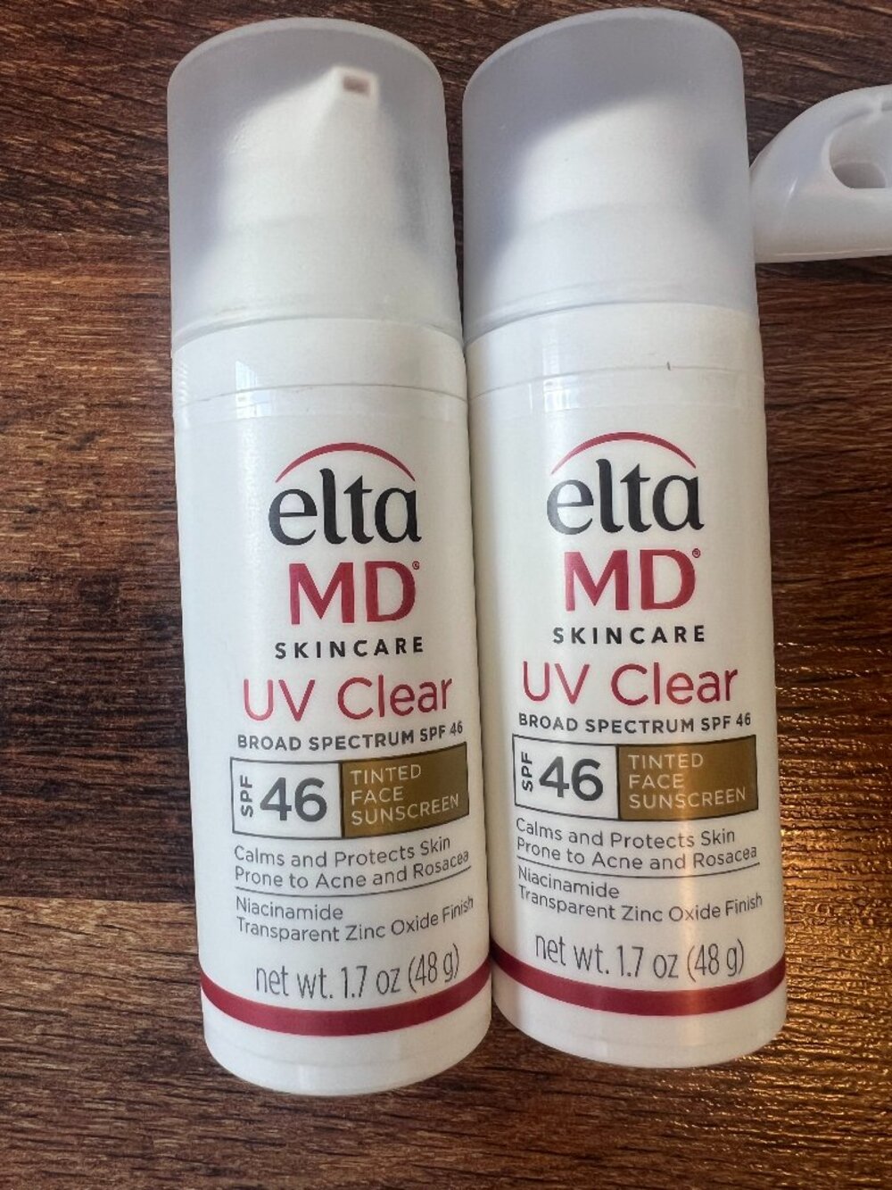 EltaMD UV Clear Tinted SPF 46 Sunscreen 2pk
